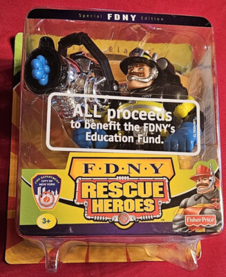 Rescue Heroes 9/11 Special FDNY Billy Blazes Fisher Price NIB