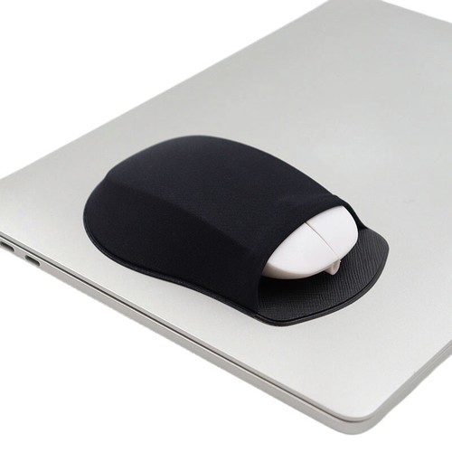 Slim Mouse Holder Adhesive Elastic Case Lycra Fabric Pocket For Wireless Mice-j - Picture 4 of 15