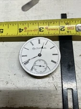 Elgin National Watch Company pocket watch movement Ticking