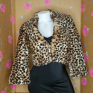 bebe leopard jacket