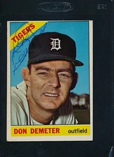 1966 Topps #98 Don Demeter Tigers Signed Auto *44517
