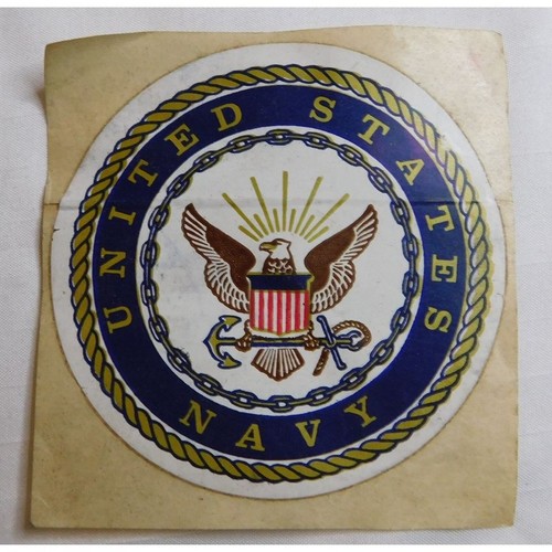 United States Vintage Navy Decal. Never Used