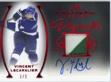 2023 LEAF IN THE GAME USED HOCKEY VIGNETTE Auto & Relic #1/3 Vincent Lecavalier