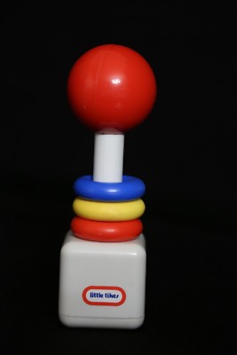 Little Tikes Vintage Baby Rattle Red/White/Blue/Yellow Toy | eBay