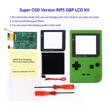 OSD Gameboy Pocket IPS Screen For GBP Retro Pixel LCD Backlight Kits  Shell