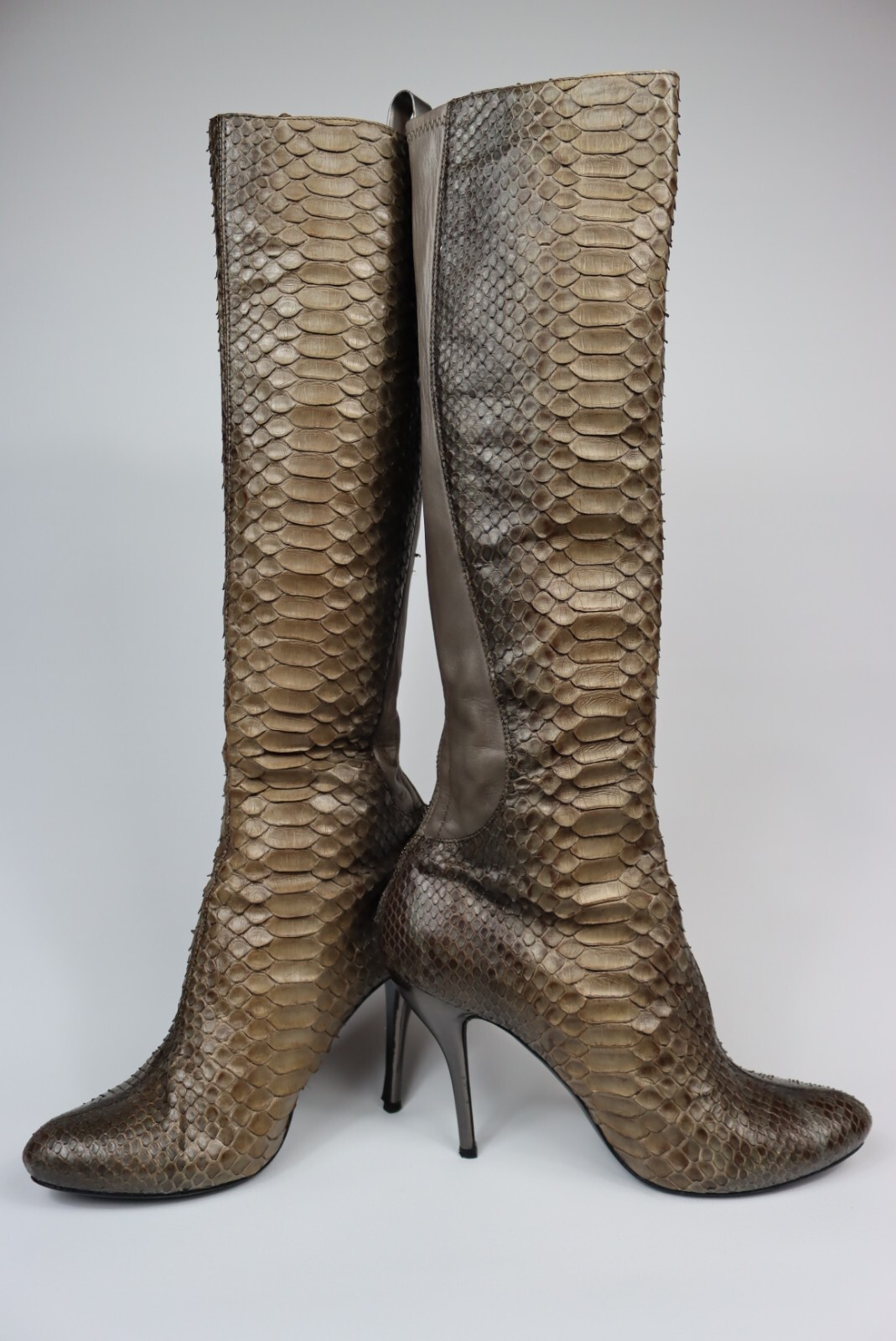 Alexander McQueen Python knee boots - image 1