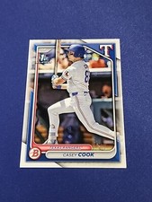 Casey Cook 1st Bowman - 2024 Bowman Draft Base Texas Rangers #BD-66