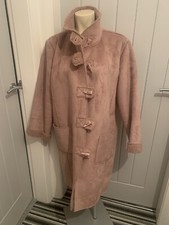 Portraits Suede Style Coat Size L