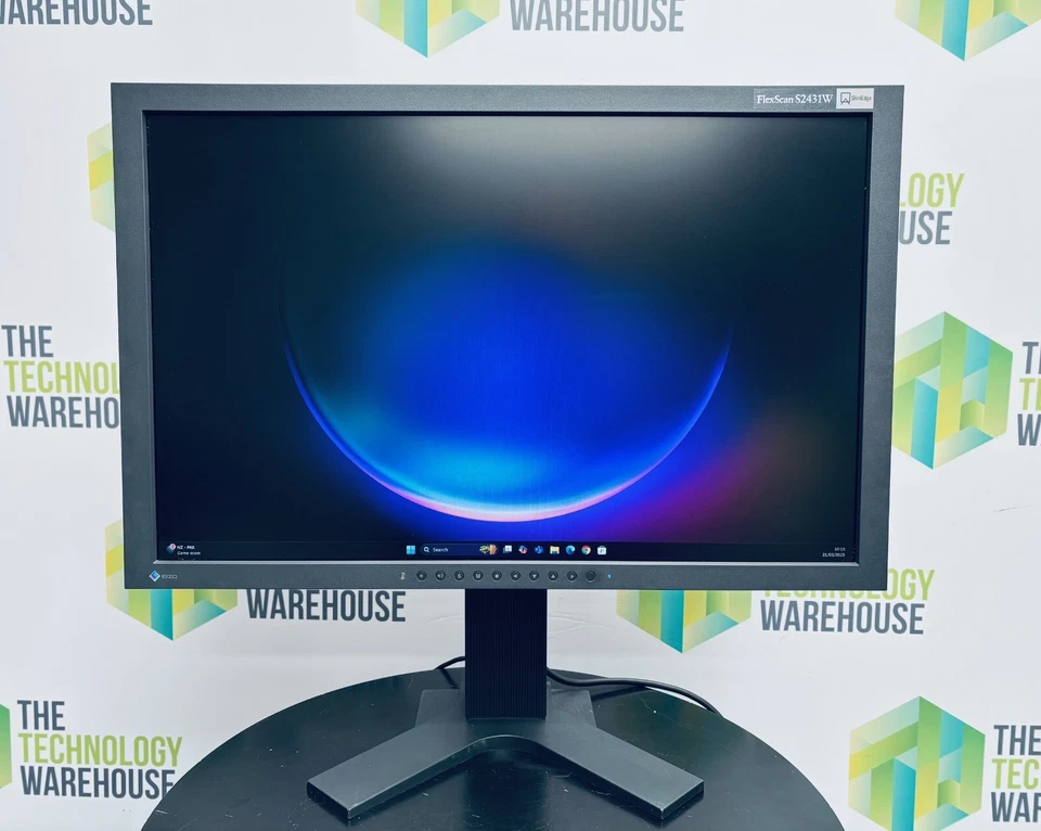 Eizo FlexScan S2431W Monitor 24" Full HD+ 1920 x 1200 Colour Accuracy with Stand - Image 4 of 4