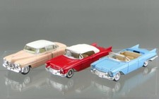 Vintage Solido / Ertl 1/43 Diecast 1957 Cadillac Eldorado Biarritz Model Car Lot