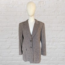 Vintage 90  s Oversized Tweed Houndstooth Blazer