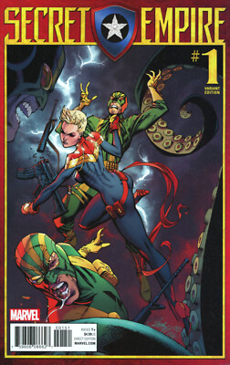 SECRET EMPIRE #1 CAMPBELL VARIANT 1:50 COVER H Bagged & Boarded NM-