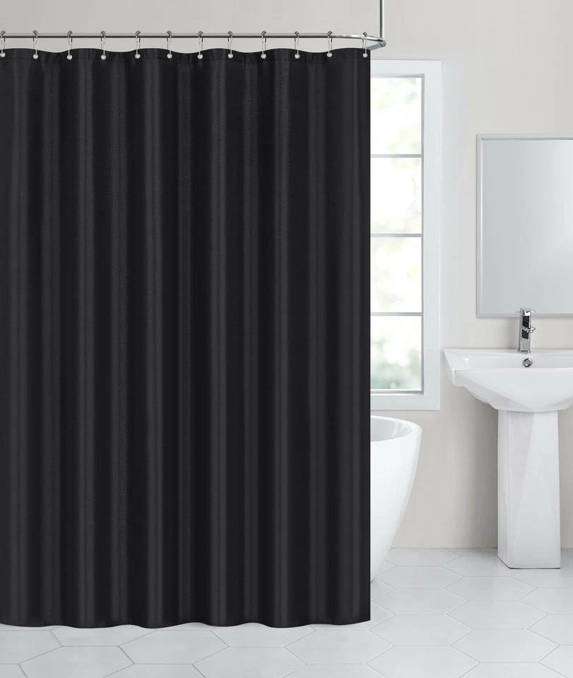 Hotel Collection Fabric Shower Curtain Liners By GoodGram - Assorted Colors - Image 4 of 4