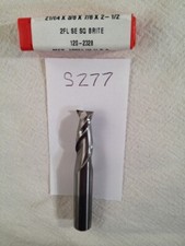 1 NEW HTC 21/64" DIA CARBIDE END MILL 2 FLUTE 2-1/2" OAL. USA 7/8" LOC S277