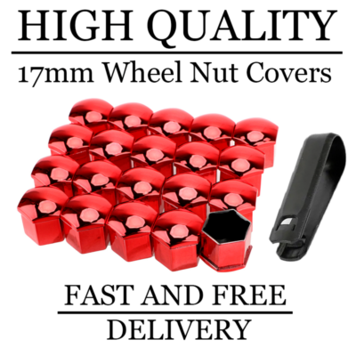 20-Pack 17mm Grey Wheel Bolt Nut Covers With Removal Tool – Fits BMW X5 E53 (2000-2007) & Universal