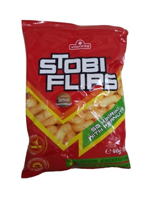 5 x Stobi Flips 40 g. Erdnussflips aus Nordmazedonien