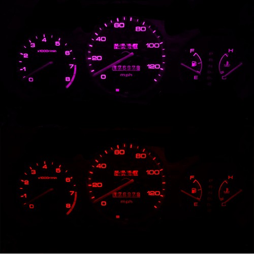 Gauge Cluster & Climate Control LED Light Bulbs Kit For Honda Civic EK 1996-1998 - Picture 2 of 11