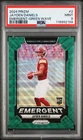 2024 Prizm Jayden Daniels RC PSA 9 Mint Emergent #2 Green Wave Rookie Card RC