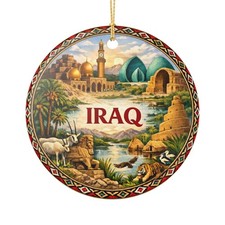 Iraq Ornament  Ceramic Travel Souvenir Decoration