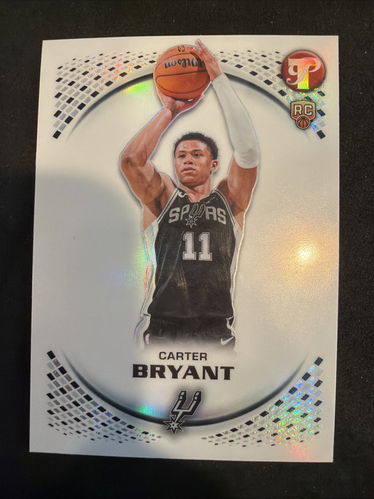 Topps Pristine 2026 Carter Bryant San Antonio Spurs RC Refractor #150
