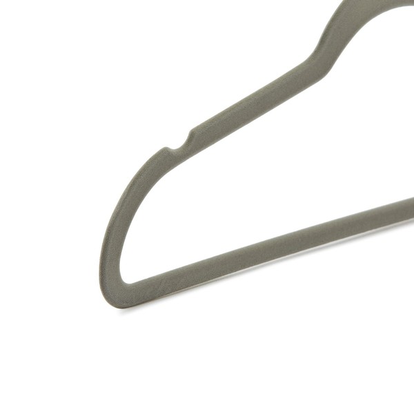 Amazon Basics Samt KleiderbüGel Grau Rutschfest Schmal 50Er Set AnzüGe-image