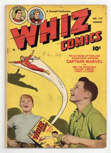 Whiz Comics #112 GD+ 2.5 1949