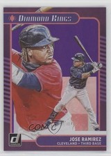 2021 Panini Donruss Diamond Kings Holo Purple Jose Ramirez #8 0bv2
