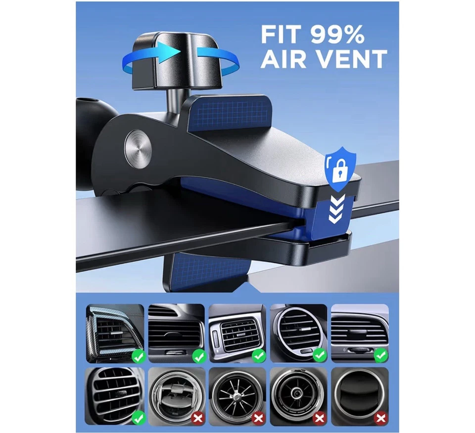 JOYROOM Soporte Inalámbrico para Teléfono Celular Coche iPhone 16-13 Pro Max Galaxy S24 UltraLG Foto 4 de 4