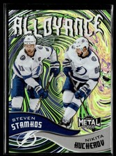 2020-21 Skybox Metal Universe Alloyance Steven Stamkos/Nikita Kucherov Tampa Bay