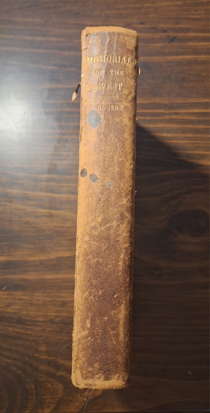 1888 Historical Memoirs of the West by W.H. Hamilton Rodgers