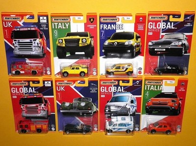 MATCHBOX BEST OF EUROPE KONVOLUT 8 Modelle unbespielt in sehr schönen OVPs