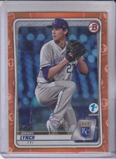 Daniel Lynch 23/25 2020 Bowman 1st Edition Orange #BD75 Kansas City Royals