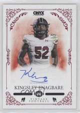 2022 Onyx Vintage Blue Signatures Kingsley Enagbare #VAKE Auto 2b2