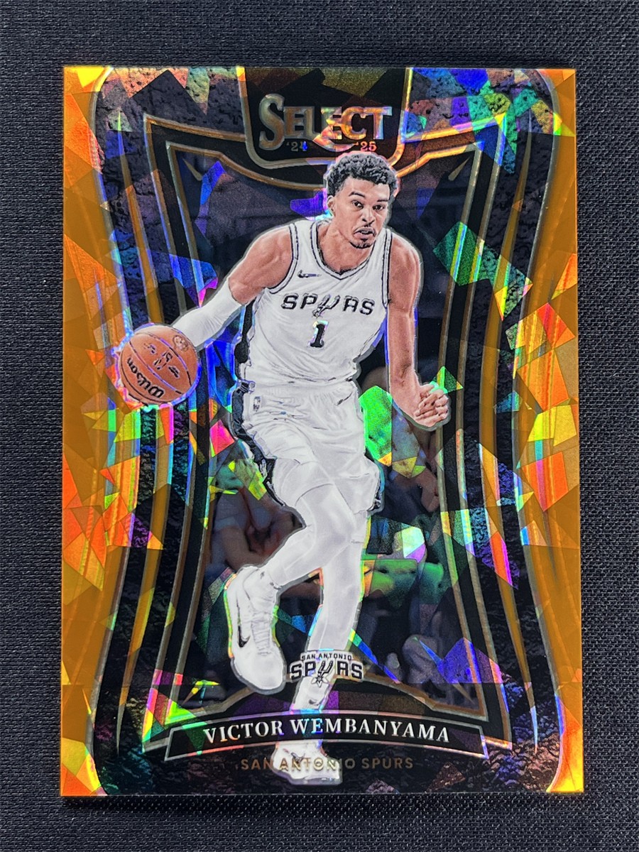 2024-25 Panini Select Victor Wembanyama #309 Mezzanine Level Orange Ice /275