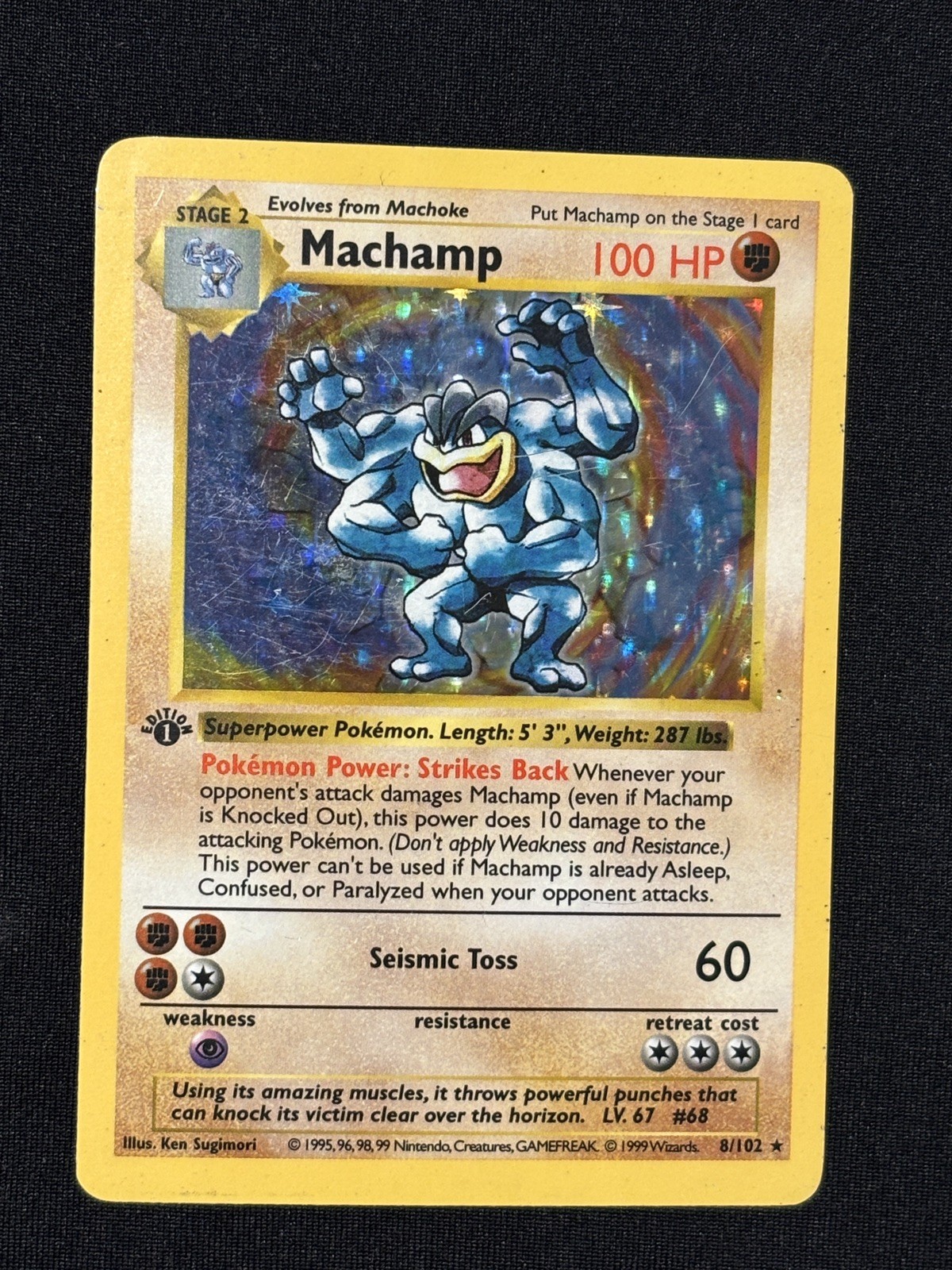pokemon cards value machamp first edition - (8/102) - Base Set Deck Exclusives 1st Edition Holofoil buy this pokmon card at Pok Jeux. Lot - Machamp 1st Edition