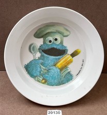 Cookie Monster Kid Cereal Bowl from Artisan Ware Vintage Melamine 5" 1977