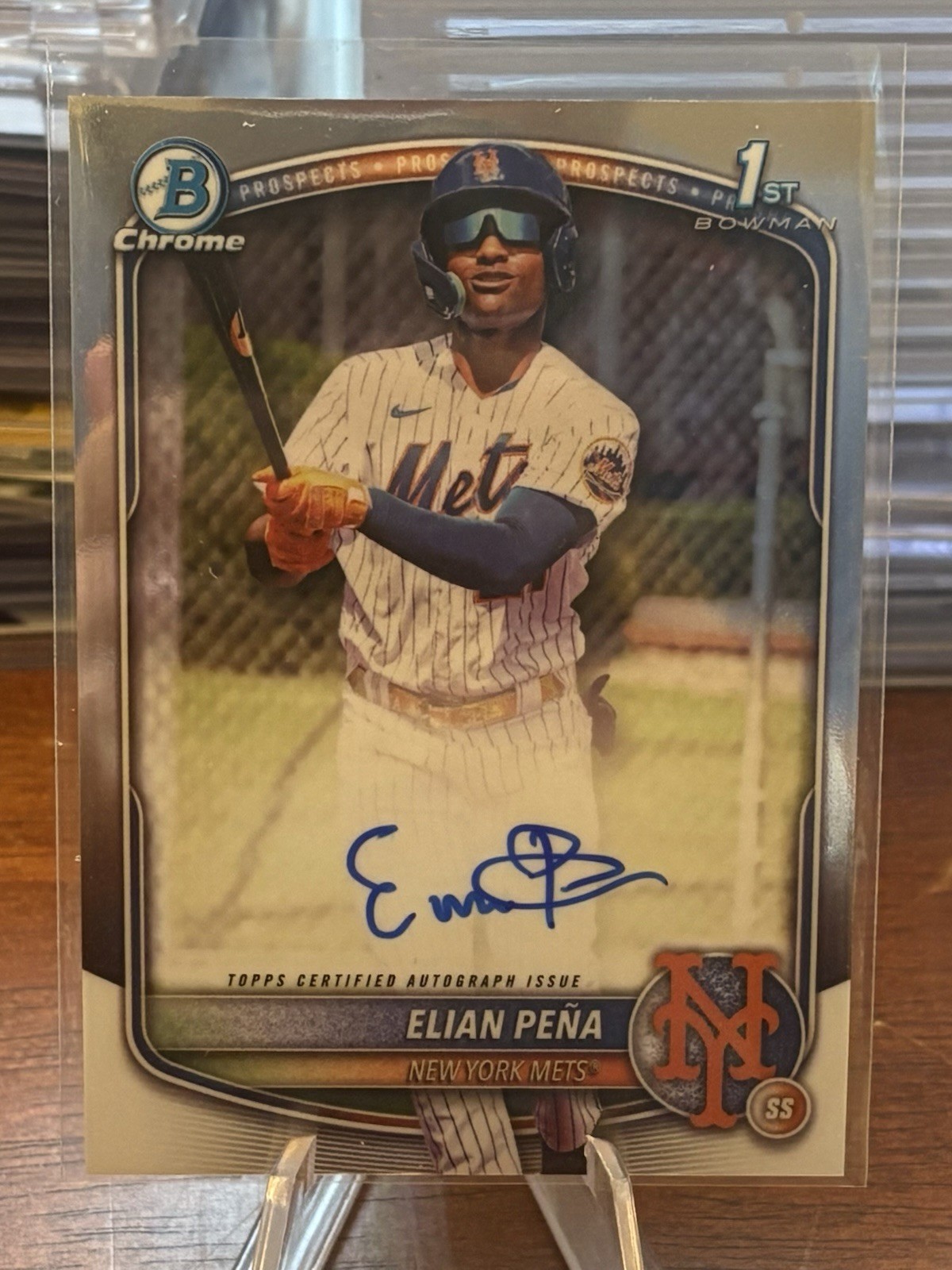 2025 Bowman Chrome Elian Pena 1st Bowman Auto #CPA-EP