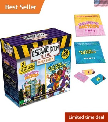 Teamwork Challenge: Escape Room Game with Chrono Decoder & 2 Adventures