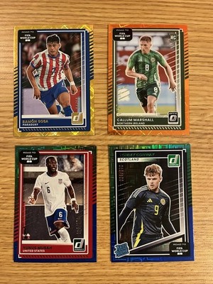 2025-26 ROAD TO FIFA LOT OF 4 Ramon Sosa Gold4/10/ Callum Marshall Orange 84/199