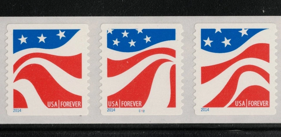 SCOTT#4894-4897, FOREVER FLAGS,   PNC9, PLT#C11. VF & NH. - Image 2 of 2