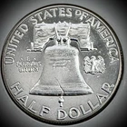 1963 P Franklin Half Dollar Proof 90% Silver Uncirculated 50c Coin LAST YEAR