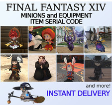 Final Fantasy XIV Minions Equipment Item Serial Code FF14 - Volume Pricing