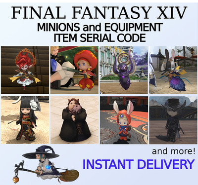 Final Fantasy XIV Minion Equipment Item Serial Code FFXIV FF14 - Volume Pricing