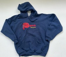 PERU Machu Picchu Embroidered Blue Hoodie Nazca Line Youth Kids Unisex Small