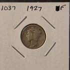 1927 Winged Liberty Head Mercury Dime In Fine Condition