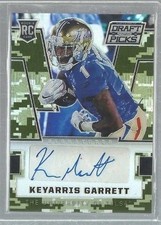 2016 Panini Prizm Draft Picks Auto Prizms Camo #249 Keyarris Garrett (ref35409)