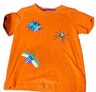 M1 !WOW! GYMBOREE 5T Orange Bugs Spider BACKYARD EXPLORER Short Sleeve Shirt — photo 1