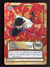 One Piece Zoro Carddass Hyper Battle TCG C401 Holo Foil Vintage 2001 Japan Rare