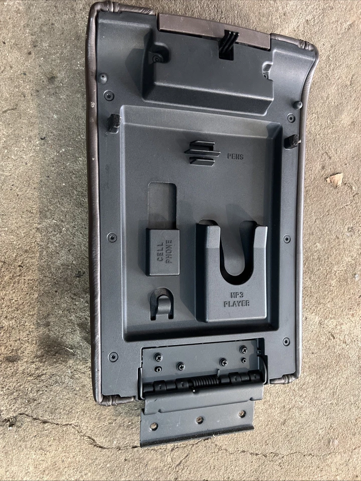 Ford F-150 F150 Platinum Center Console Cover Lid Armrest Leather Brown 2009-14 - Image 4 of 4