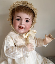 WONDERFUL LIFE SIZE HUGE 24 INCH SFBJ 236 LAUGHING JUMEAU CHARACTER BABY